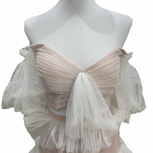 Portia & Scarlett PS2010 Tiered Ruffle 2 pc gown - Picture 4 of 9